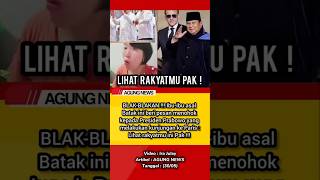 This Batak Woman Ders A Stinging Message To Prabowo prabowo paris france traveling abroad