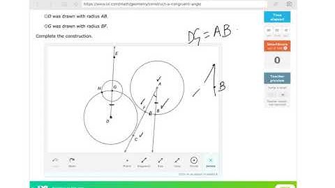 Geometry - Construct a Congruent Angle