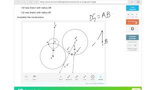 Geometry - Construct a Congruent Angle Net Worth