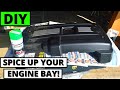 HOW TO SPRAY PAINT YOUR PLASTIC ENGINE COVER (BMW E90)