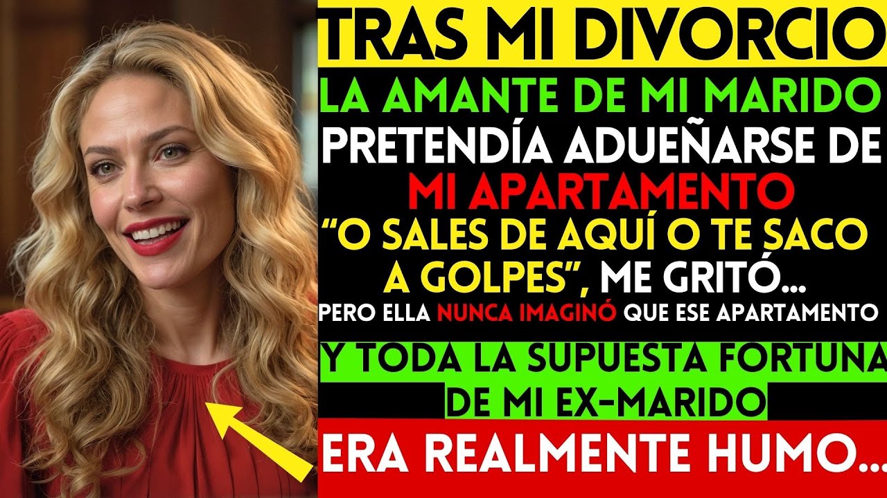 TRAS MI DIVORCIO, La AMANTE DE MI MARIDO PRETENDÍA QUEDARSE CON MI APARTAMENTO, Pero NUNCA IMAGINÓ Q