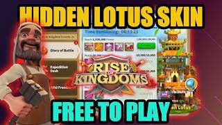 I got the Hidden Lotus Skin as a Free to Play