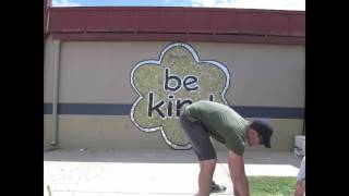 Ben's Bells 100th mural installation - Roadrunner Elementary August 2015