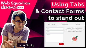 Elementor - Using Tabs and Contact Forms to serve different audiences. No extra plugin.