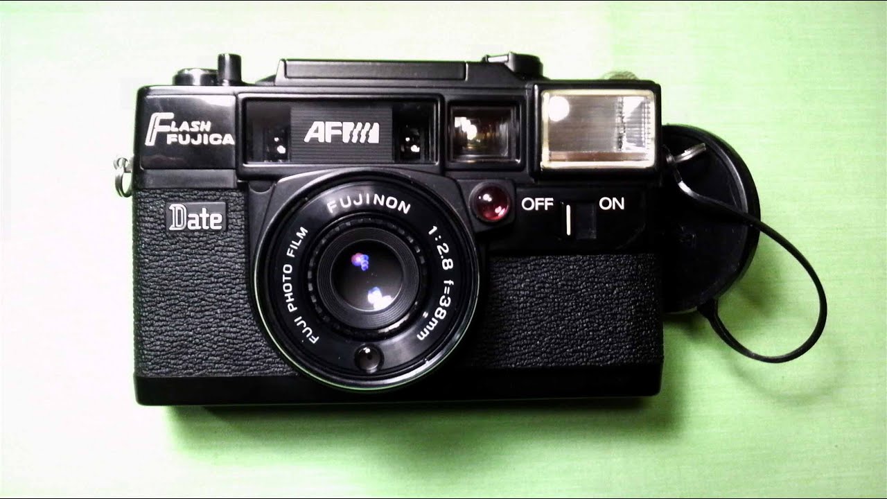 フラッシュフジカ オートフォーカス デートの使い方 FUJIFILM FLASH FUJICA AF DATE How to use 1970s AF compact camera