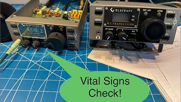 K1 sn 3036 - How healthy is the patient? TX, RIT, XFIL, ATTN       #hamradio #qrp #elecraft 