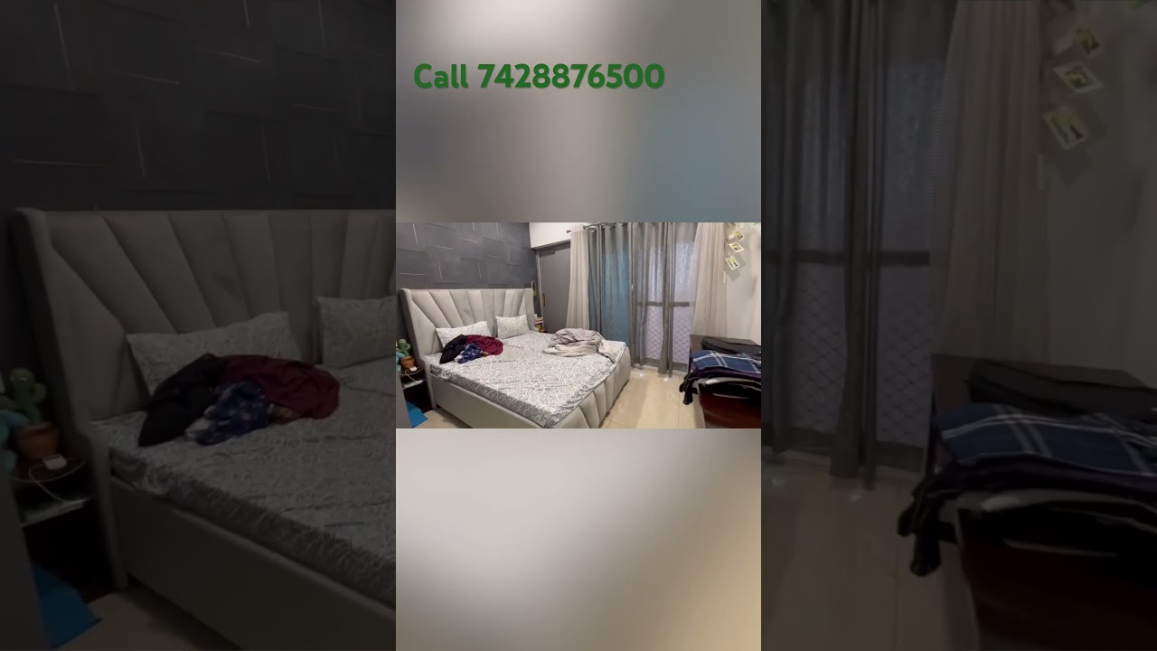 Gaur city 7th Avenue 3bhk stadium facing flat available for rent 