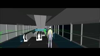 桃園捷運綠線車站建築設計競標動畫Naviswork - Taoyuan MRT Station Greenline4