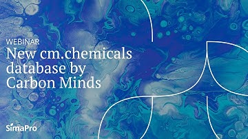 Webinar | New data: cm.chemicals by Carbon Minds in SimaPro