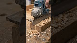 TINY TML SCRAPER PEELS WOOD LIKE BUTTER 😳 #shorts #microtools #woodworking #minisatisfying