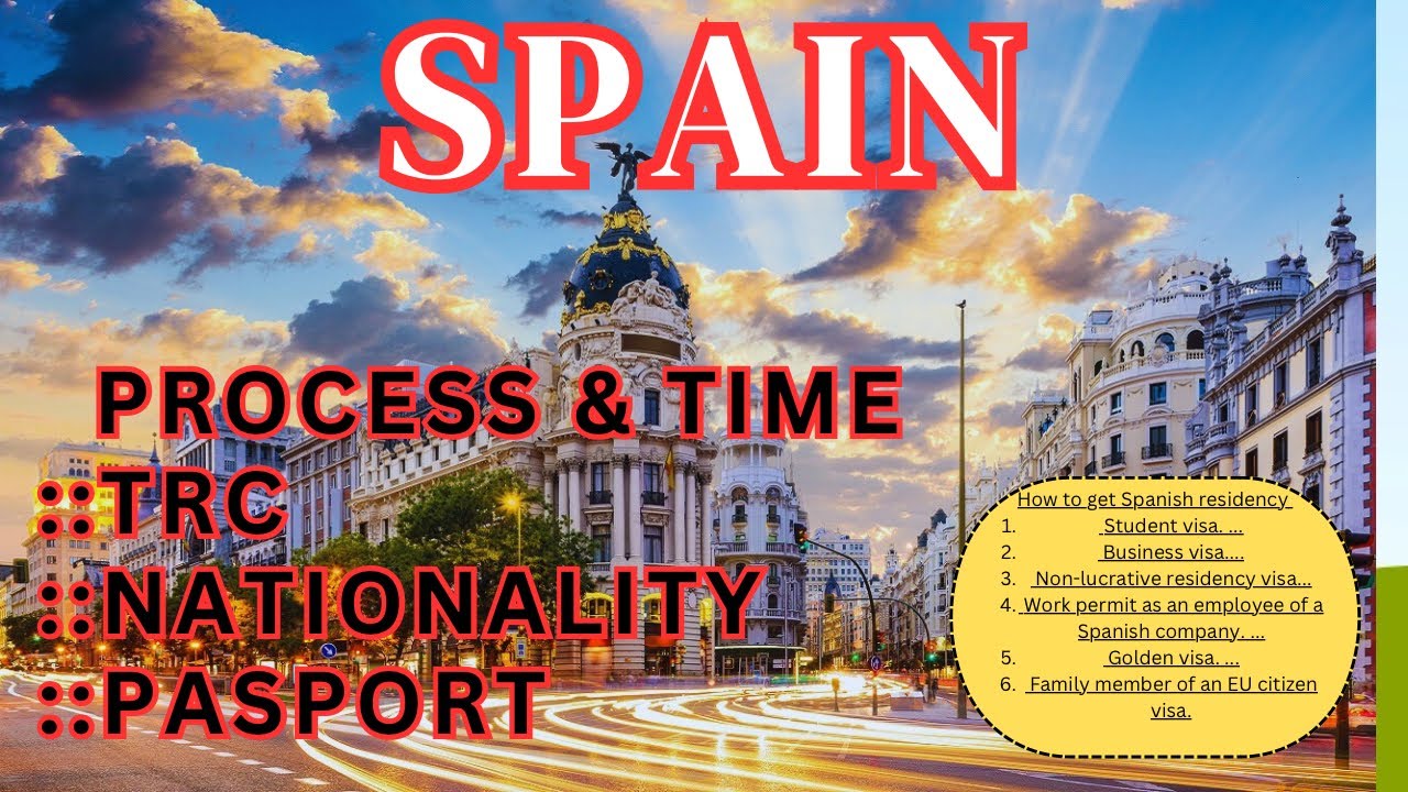 HOW MANY YEARS WILL TO GET SPAIN TRC/PR कति बर्स मा स्पेन को TRC/PR मिल्छ्।