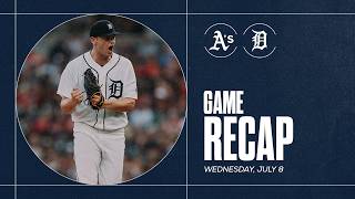 Game Highlights: Melton Records Career-High 9 Ks, Rogers Homers, Tigers Win Fourth Straight | 7/8/26