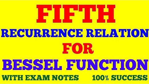 RECURRENCE RELATION FOR BESSEL