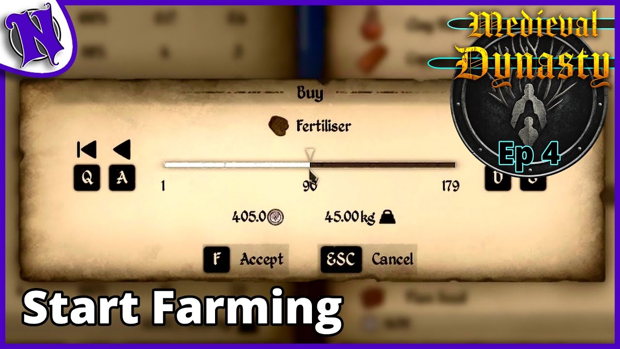Let's Start Farming MEDIEVAL DYNASTY GAMEPLAY The Oxbow Ep4 YouTube