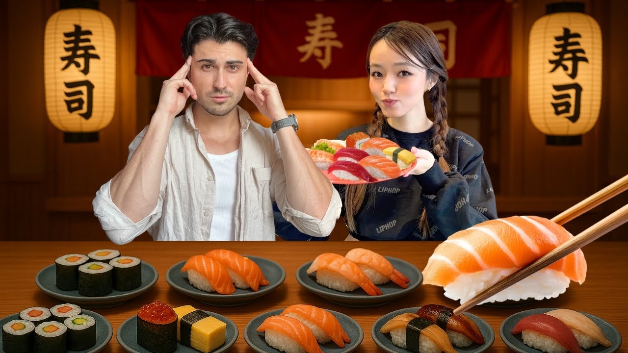 Je teste les SUSHI de ma COPINE JAPONAISE 🇯🇵🍣