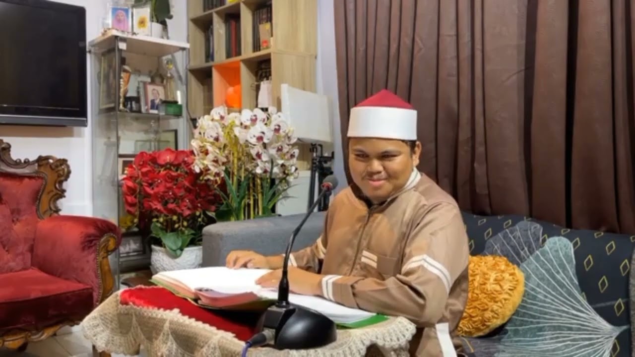 Haflah dirumah Ustaz Yahya Daud. Bacaan dari Qari Ustaz Muhammad Qayyim Nizar