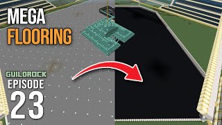 Ocean Megabase Floor Transformation in Minecraft