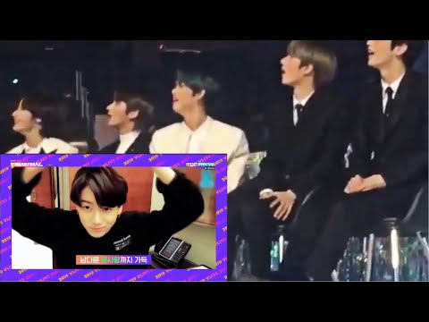 191116 TXT reaction to BTS Global Artist TOP 12 win VHeartbeat Awards