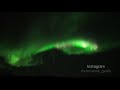 Strong northern lights near Murmansk!