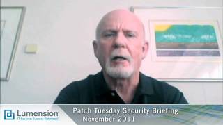 November 2011 Patch Tuesday Security Briefing