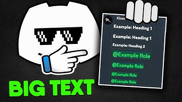 How to Make Big Text in Discord - Send Bold & Bigger Text on Discord Trick