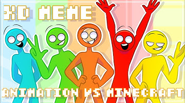 [XD MEME ANIMATION VS MINECRAFT](Alan Becker) Animation Meme Flamenky Fany💙💚🧡❤💛