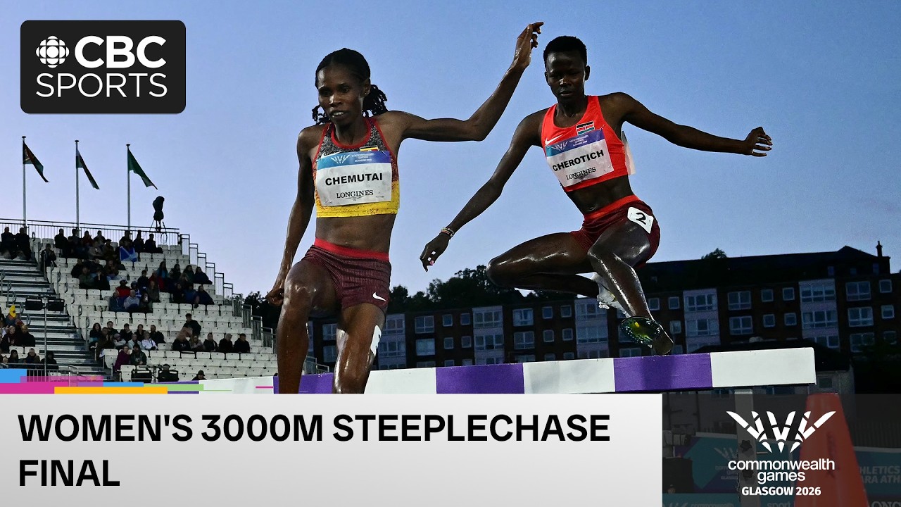 Women's 3000m steeplechase final on Day 6 of the Glasgow 2026 Commonwealth Games
