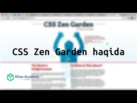 CSS Zen Garden haqida | HTML/CSS asoslari: veb sahifalar yasash | Dasturlash