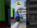 BeamNG Truck Eps. 98 Cement Mixer Truck Towing Semi Truck with Container Crossing Huge Speed Bump