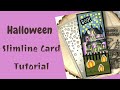 Haunted House Slimline Card Tutorial | HauntedHouse2Stamp | The Stamps of Life