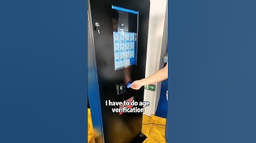 Mini slim vending machine floor standing for tissue and E-cig, mobile accessories