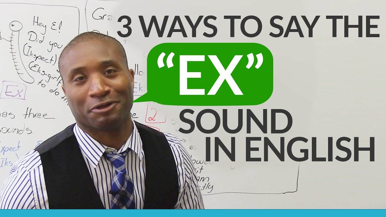 ⁣3 ways to pronounce the EX sound in English