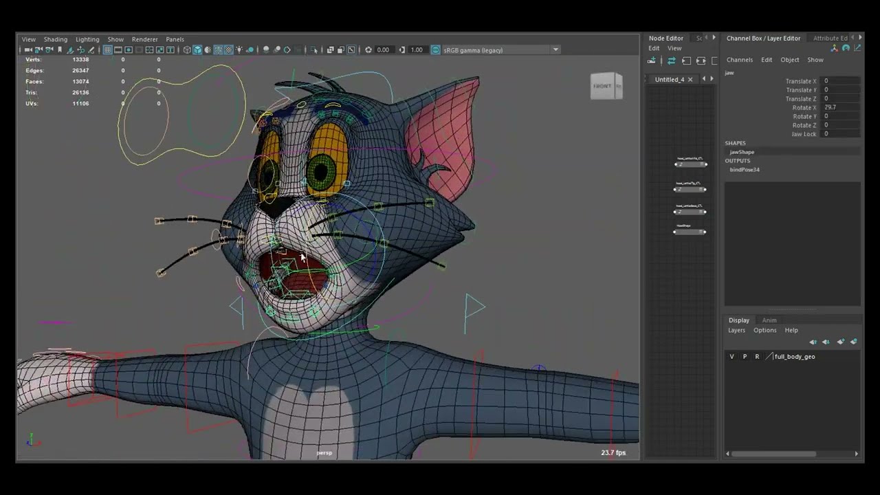 Maya Character Rigging - YouTube
