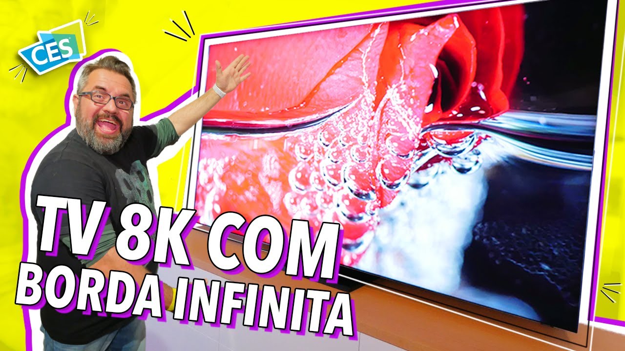 TV 8K FINA COM BORDA INFINITA E NOVIDADES PARA MODELOS 2020 DA SAMSUNG -  YouTube