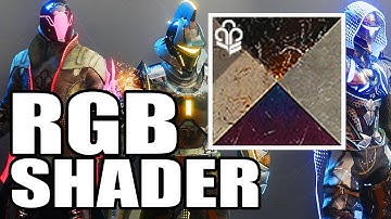 Destiny 2 RGB SHADER - PHOTO FINISH