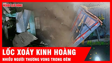 Rợn tóc gáy với clip lốc xoáy cuốn phăng hàng chục mái nhà, 4 người bị thương ở Đà Nẵng | Tin tức