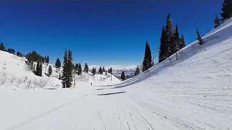 Snowbasin Ski Resort UT-  Ski Runs  FOV  Needles