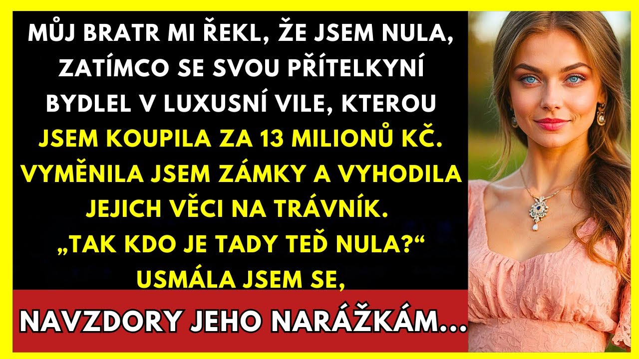 Vlastnila jsem dům. Můj vlastní, za který jsem léta šetřila. Když mě šéf poslal na dva týdny do zahraničí, požádala jsem bratra, aby mi vyměnil zámky. Když jsem se vrátila a zavolala si o klíče,...