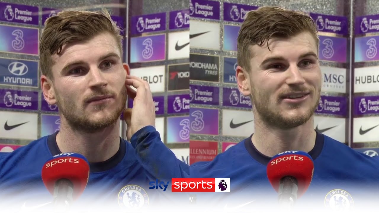 Timo Werner reacts to his first Premier League goal since November 2020! | Chelsea 2-0 Newcastle