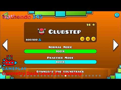 Geometry Dash - Level 14: Clubstep 100% Complete (All Coins) 700 SUBS ...