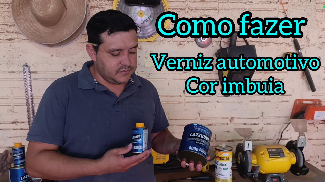 Como deixar verniz automotivo com cor imbuia. #dicas 