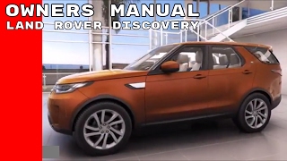 Player Profile 2017 Land Rover Discovery Owners Manual