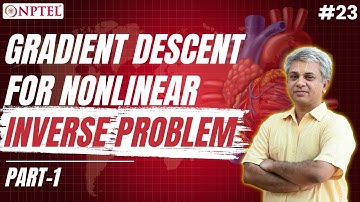 #23 Gradient Descent for Nonlinear Inverse Problem | Theory | Inverse Methods in Heat Transfer