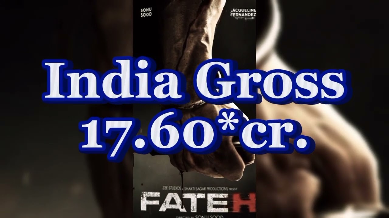 Fateh 8 days collection | box office collection|  actor sonusood