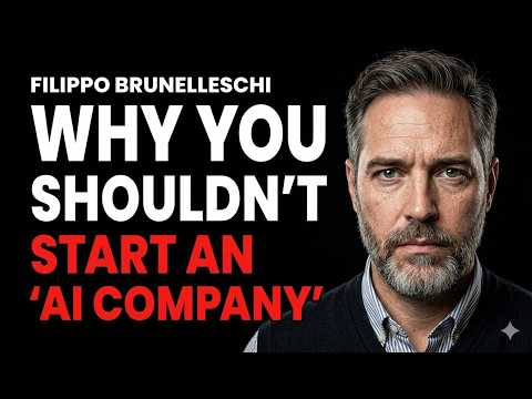 Why You Shouldn't Start an "AI Company"