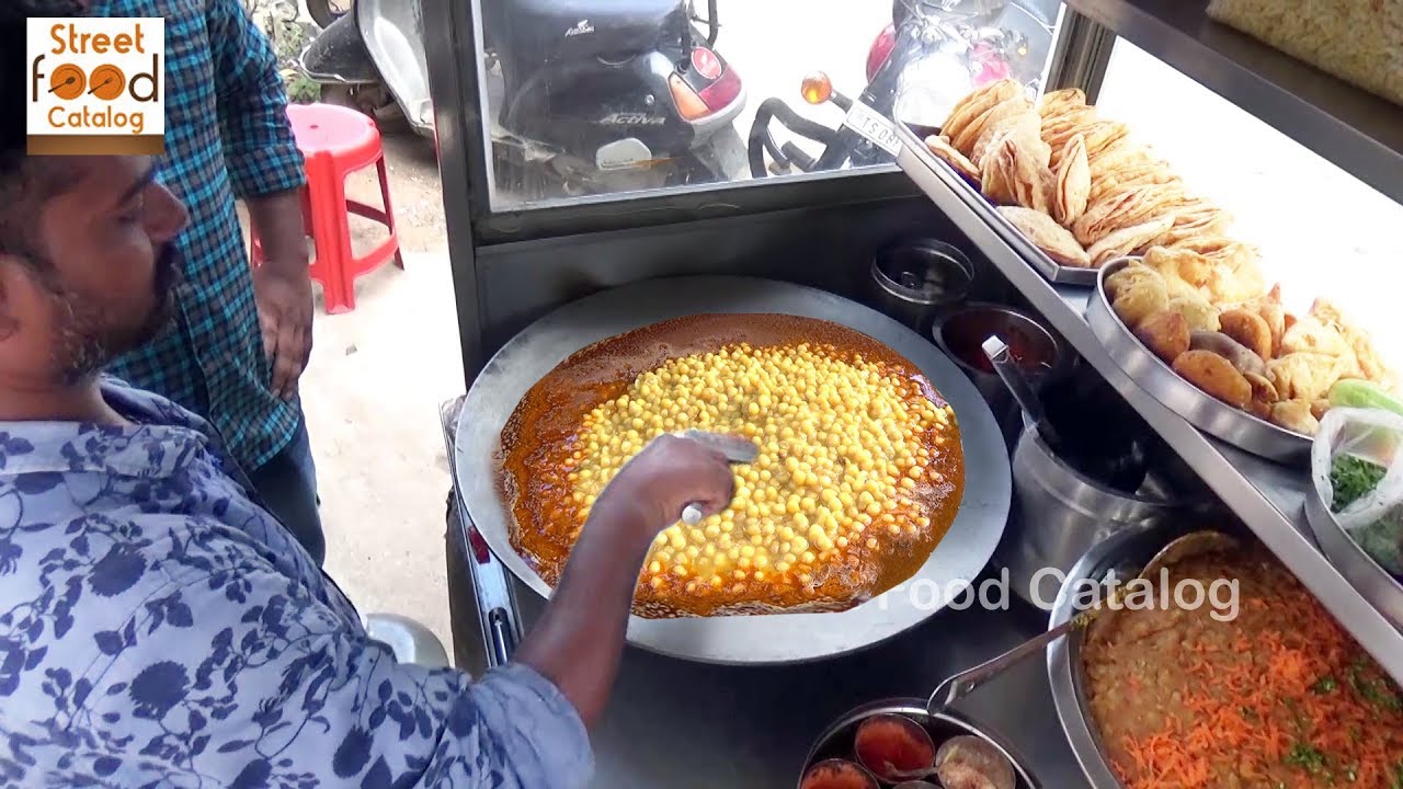 People Most Favorite Exciting Chaat & Pav Bhaji | Hyderabad Famous Street Food | Street Food Catalog