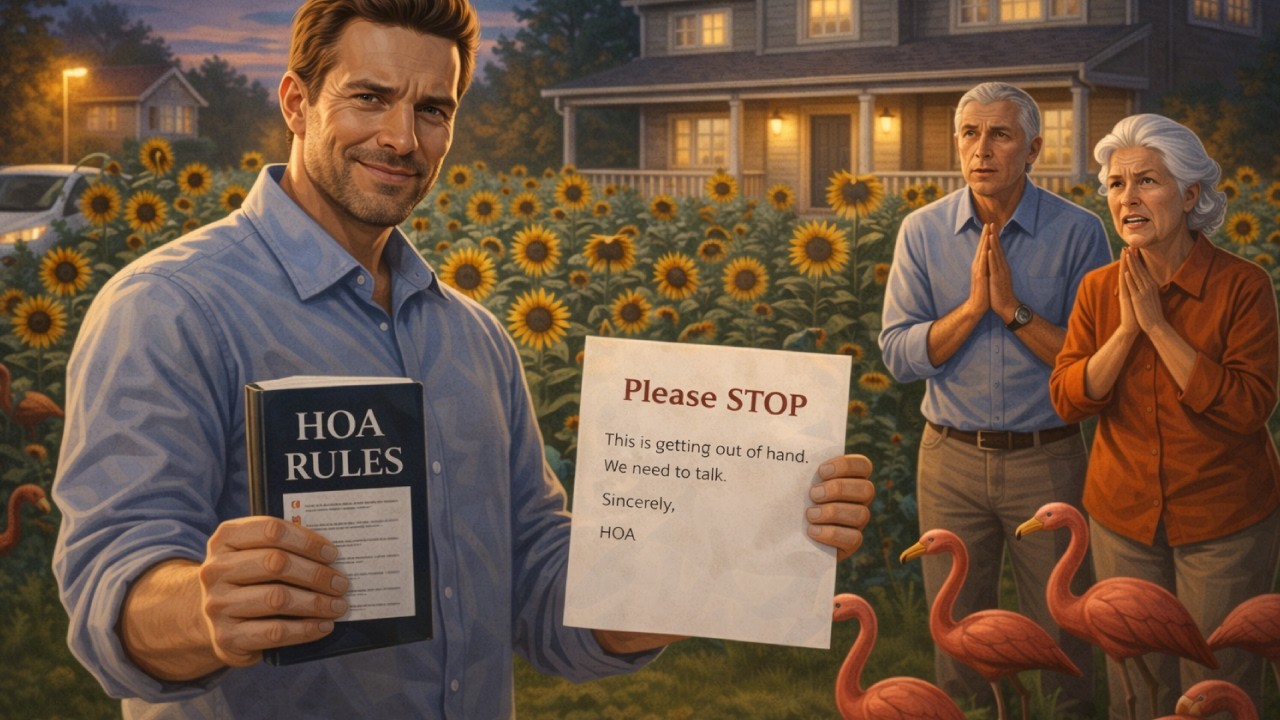 [FULL STORY] I Followed My HOA's Rule to the Letter. They BEGGED Me to Stop.