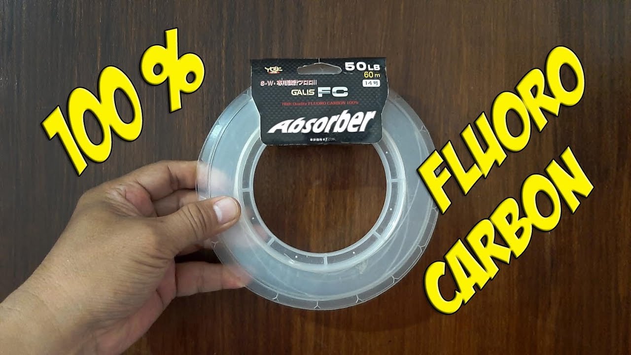 Línea de absorción Leader Fluorcarbon Ygk Slim, 77 libras