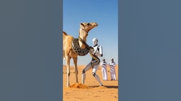 Humanoid Robot Saves Camel From Python.
