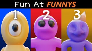 Fun at Funnys [Chapter 1, 2, 3] : mascot horror gameplay walkthrough